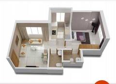 1BHK Multistorey Apartment for Resale in Sahajanand Athena at Goregaon West - Photo 3