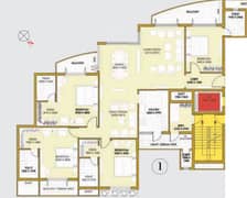 4BHK Multistorey Apartment for Rent in ATS One Hamlet at Sector 104, Noida Express Way - Photo 20